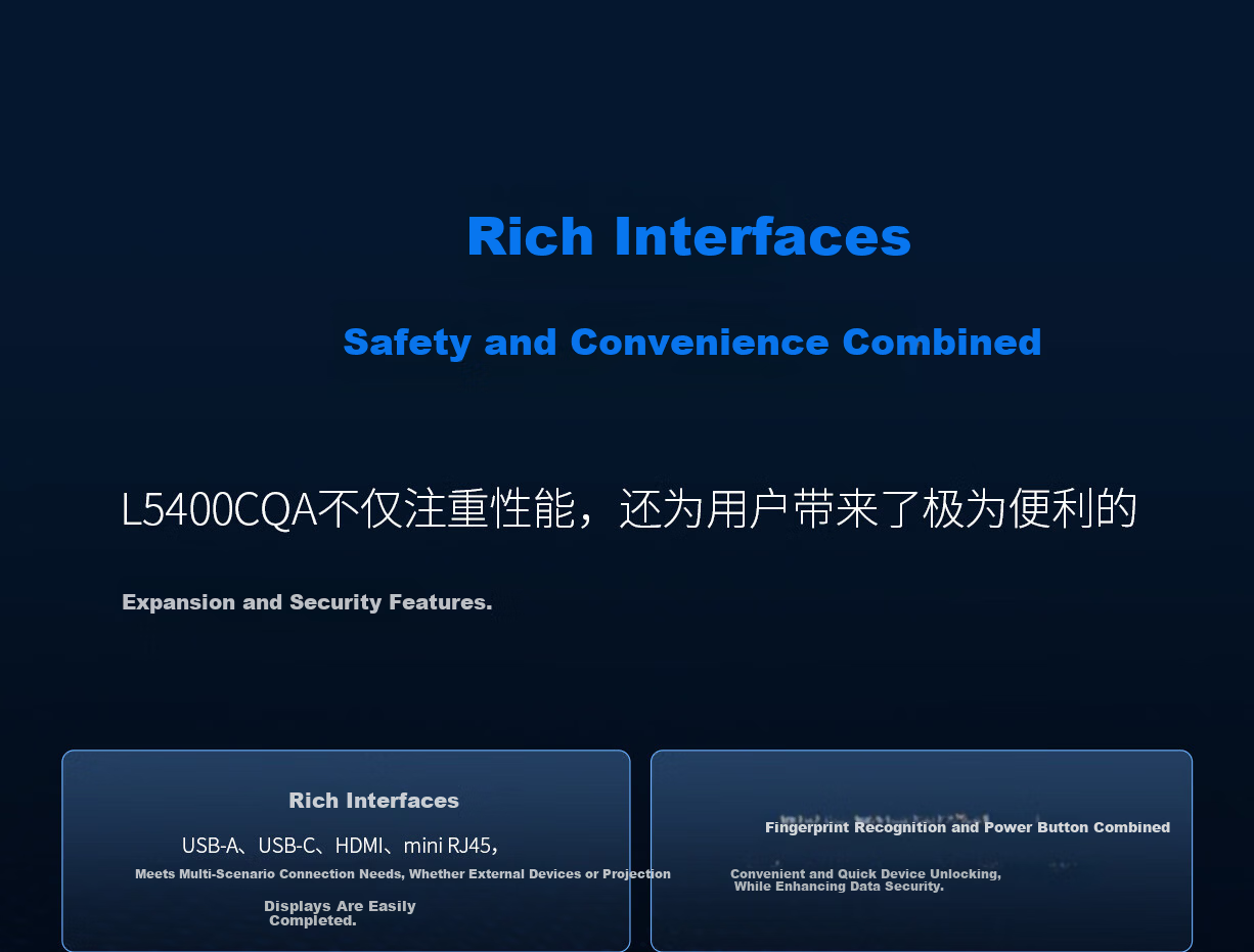 Lianshuo Hongdao L5400CQA Domestic Commercial Laptop Zhaoxin KX-U6780A/16GB/512GB/14-inch/Galaxy Kirin OS Trial Version 15