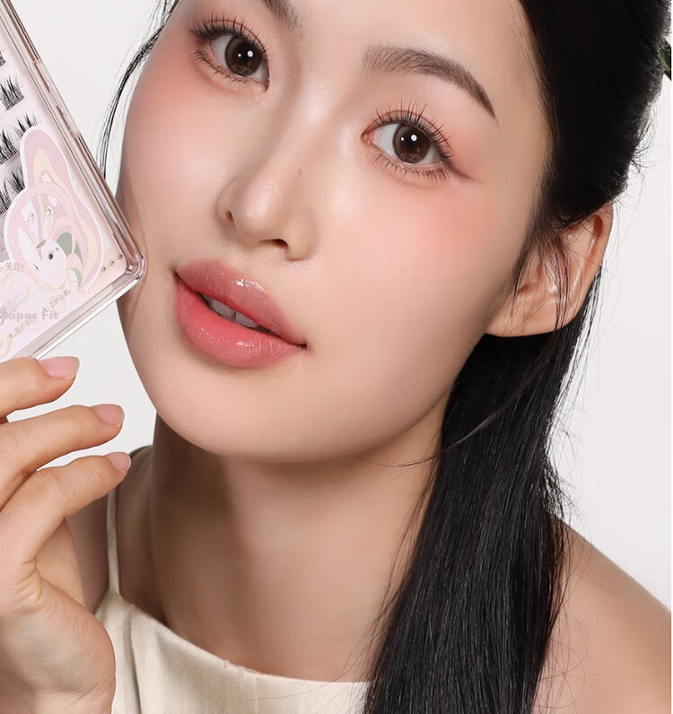 Goood 0.07mm Ultra-Fine Korean Style False Eyelashes, Individually Defined, Glue-Free, Self-Adhesive, Formaldehyde-Free, Natural Look 22