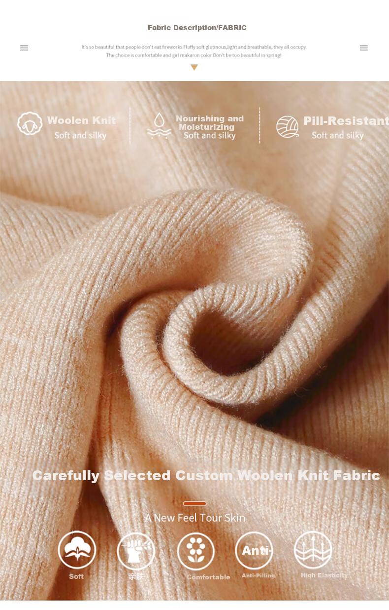 LangSha Knitted Base Layer for Women, Fall/Winter 2025 New Half Turtleneck Thickened Chanel-Style Inner Sweater, Warm Base Layer Top 8