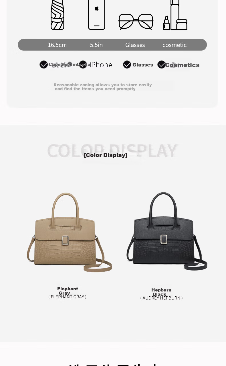 Zhur Women's Bag 2026 New Cowhide Handbag Fashion Large Capacity Ladies Bag 520 Gift for Wife 3
