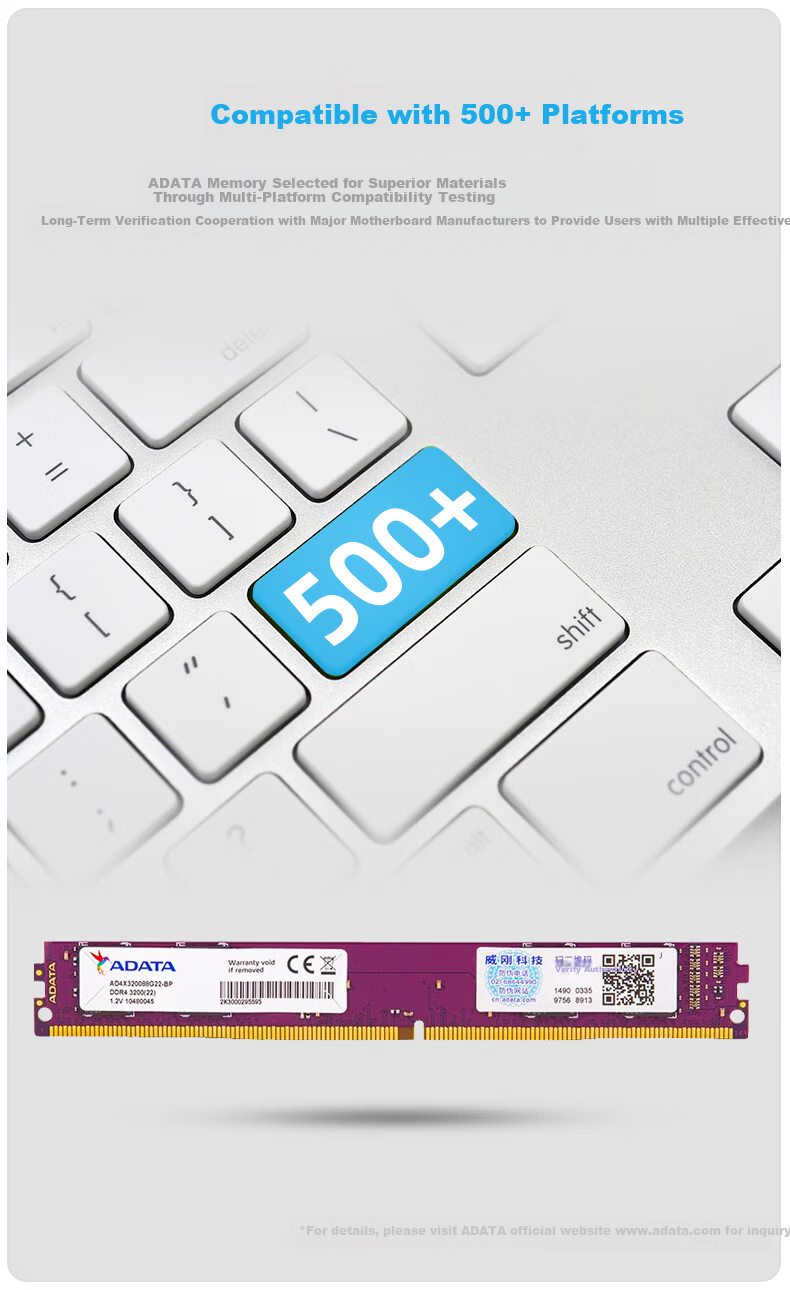 ADATA XPG Weilong Z1 DDR4 3600 16GB Gold Desktop Memory *2 6