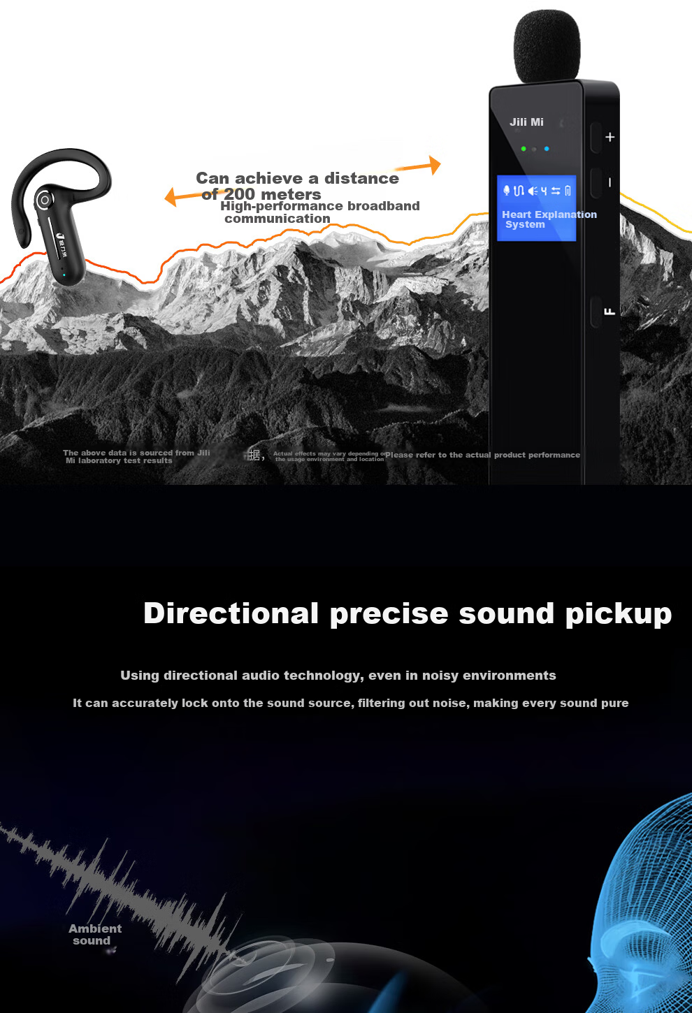 Jlimi Wireless Tour Guide System One-to-Many Headphones for Tour Guides, Scenic Spots, Museums, Conferences, Teaching, Reception, Hosting, Simultaneous Interpretation JLM-N1-50C 5