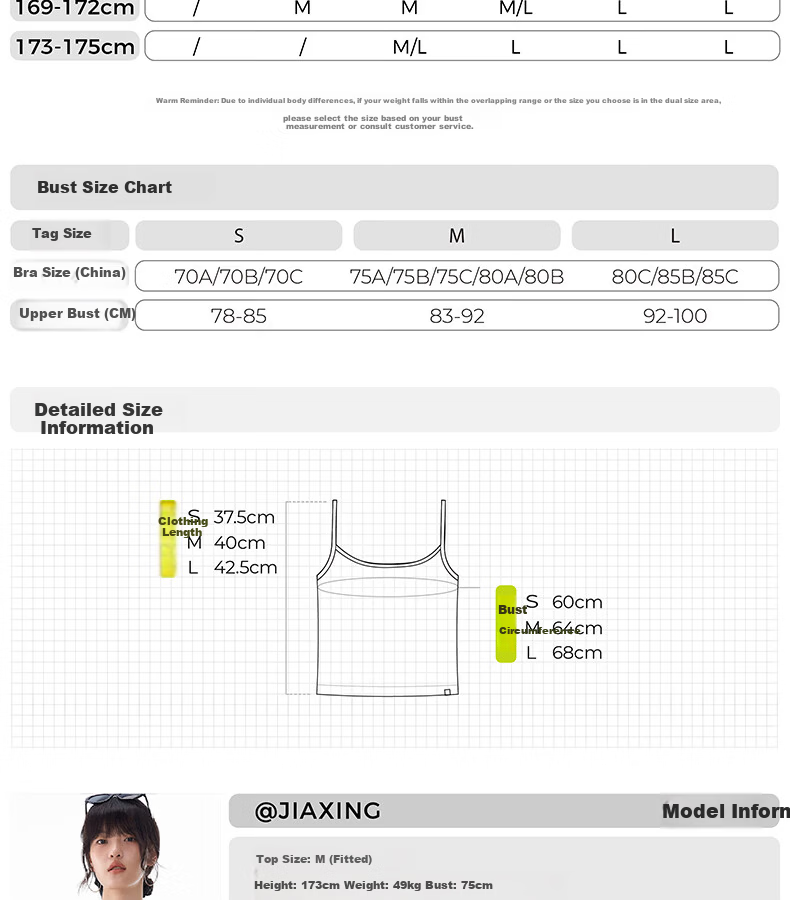 Half-Training Camisole with Chest Pad, Backless Bra, Integrated Inner Wear and Outer Wear, Cloudy Gray, Size S 4
