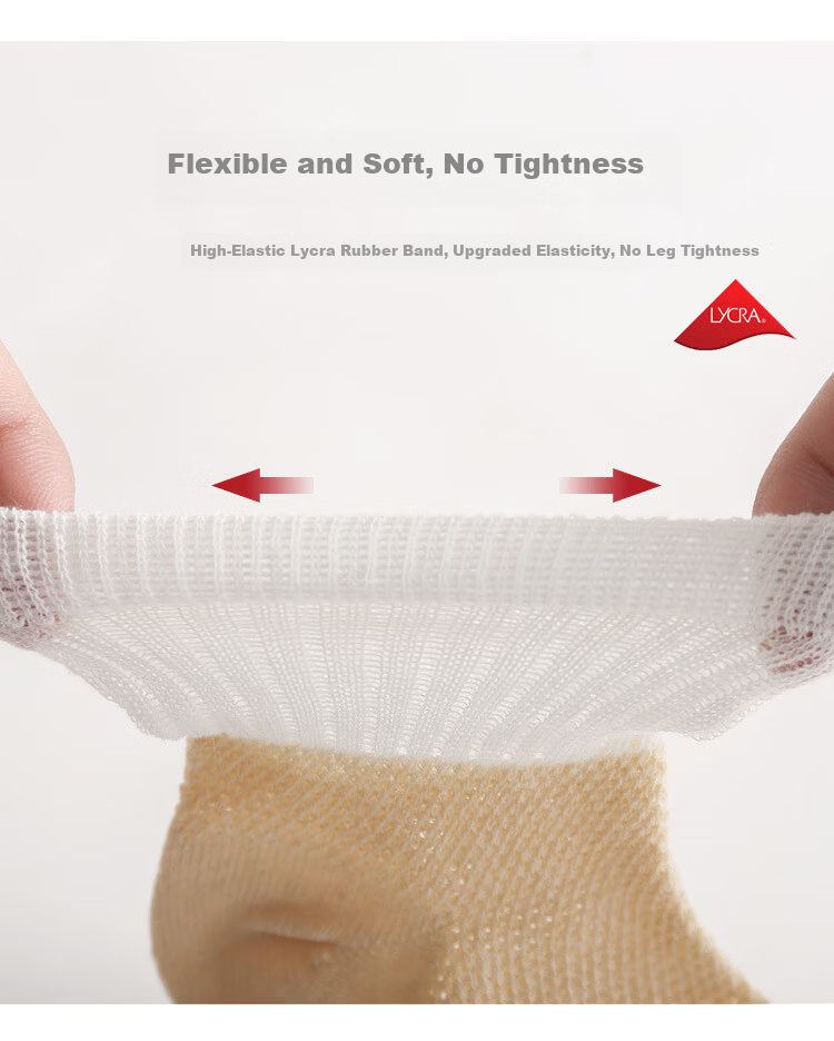 Five-Petal Cotton Children's Socks Spring Summer Mesh Thin Baby Socks Seamless Breathable Newborn Socks Class A 7