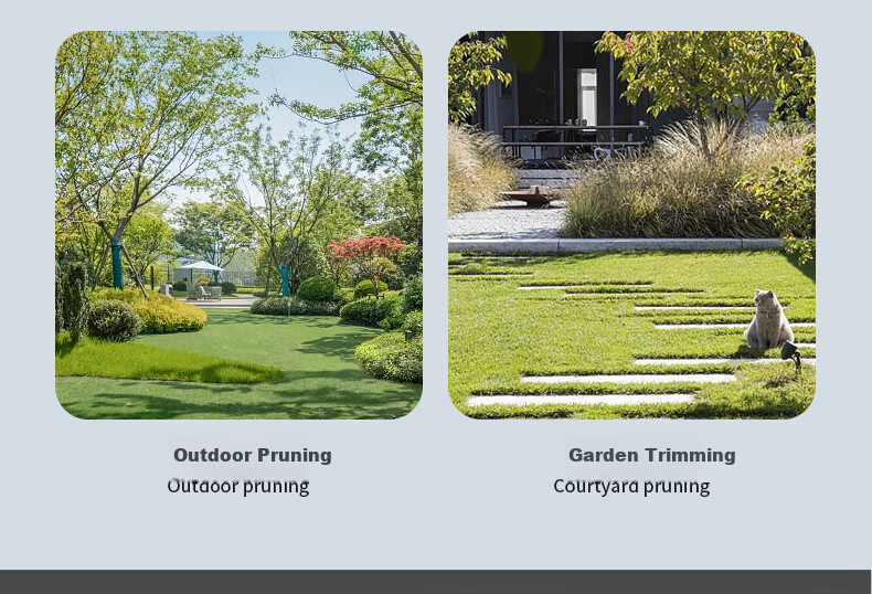 Milade Electric Lawn Mower Small Home Use Cordless Rechargeable Lithium Battery Multifunctional Grass Trimmer Cutter Tool 10