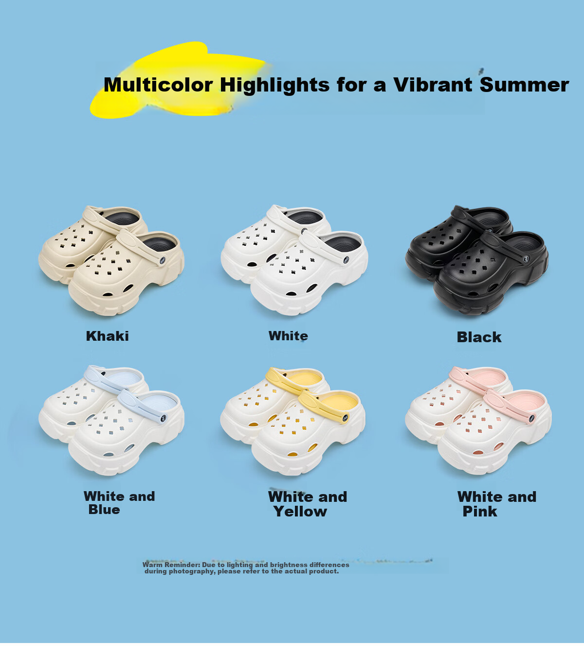 Soft Thick-Soled Women's Summer 2026 New Height-Increasing Beach Sandals Non-Slip Odor-Resistant Closed-Toe Slippers for Outdoor Wear 11