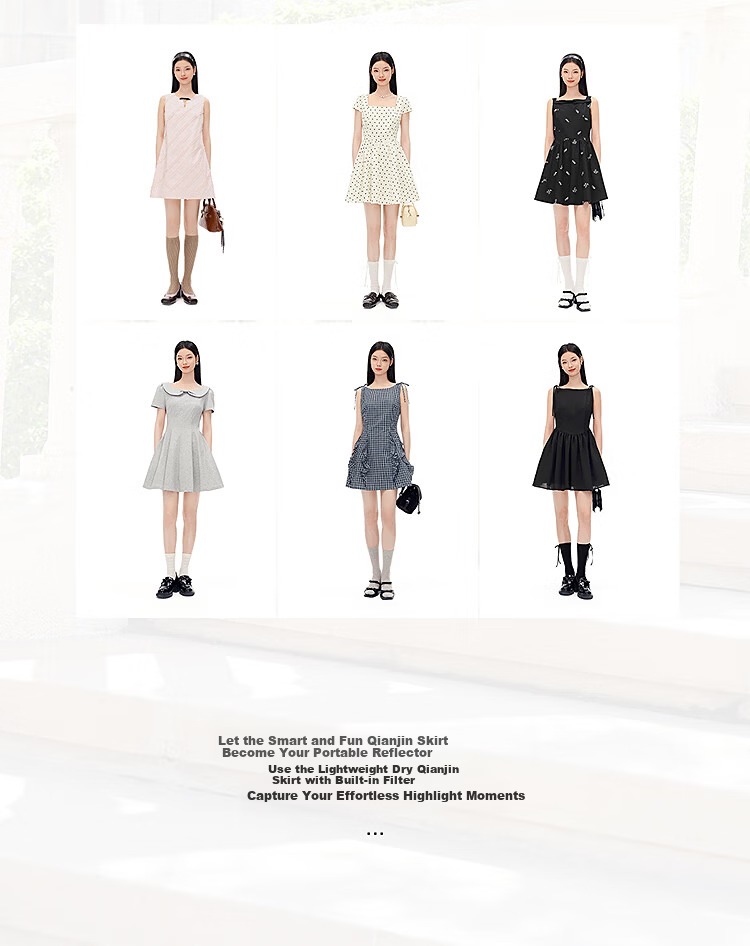 LeTing [Qianjin Skirt] A-Line Sweet Dress Summer New Soft Pink (In Stock) L 2