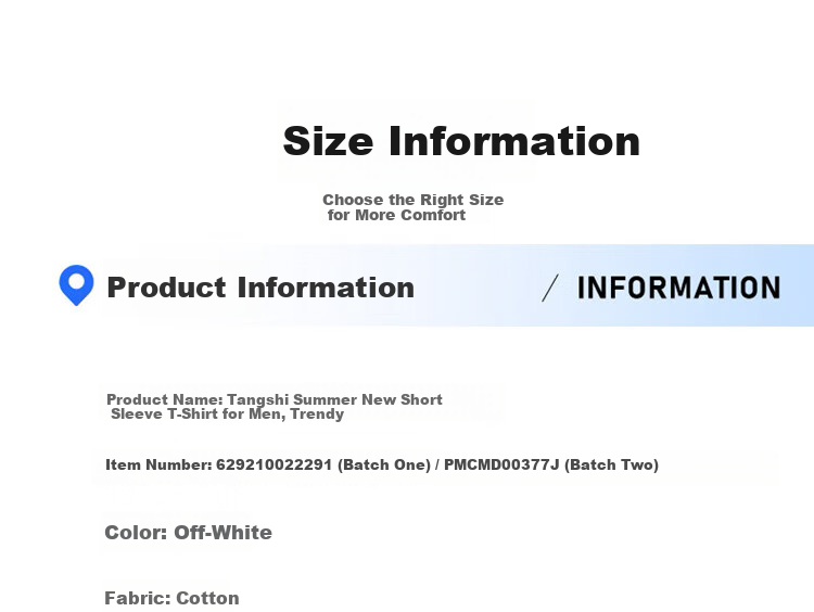 TonLion 2025 Men's Front Chest Fun Print Crew Neck Short Sleeve T-Shirt Off-White 2XL 2