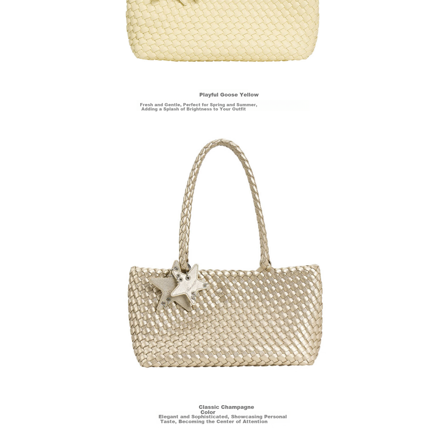 ECODAY Original Design Horizontal Woven Commuter Underarm Shoulder Tote Bag for Women Birthday Valentine's Day Gift 7