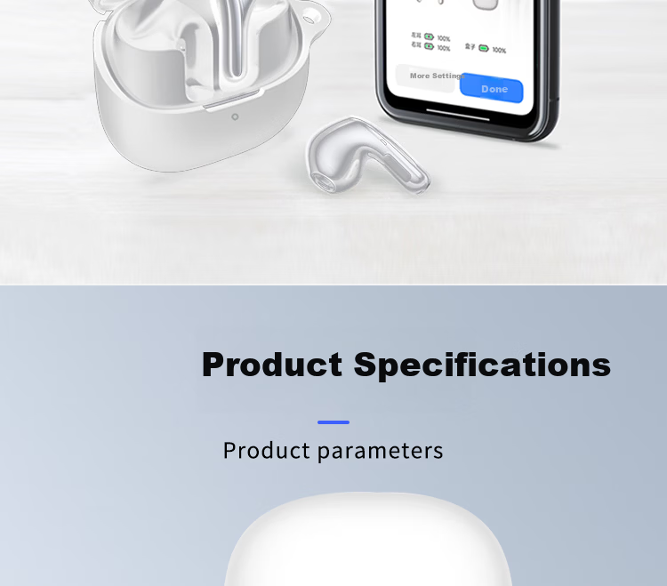 ESCASE Protective Case for Xiaomi Open-Ear Pro, Full Coverage Shockproof Bluetooth Earphone Storage Box, Liquid Silicone Soft Shell Ultra-Thin Protective Cover, Black + Silicone Lanyard 14