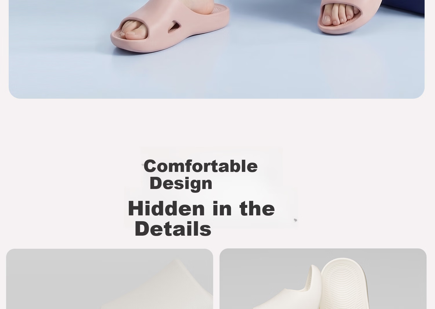 Mercury Home Textiles Cloud Sensation Women's Striped Soft Sole Summer Indoor Home Bathroom Couple Flip Flops 19