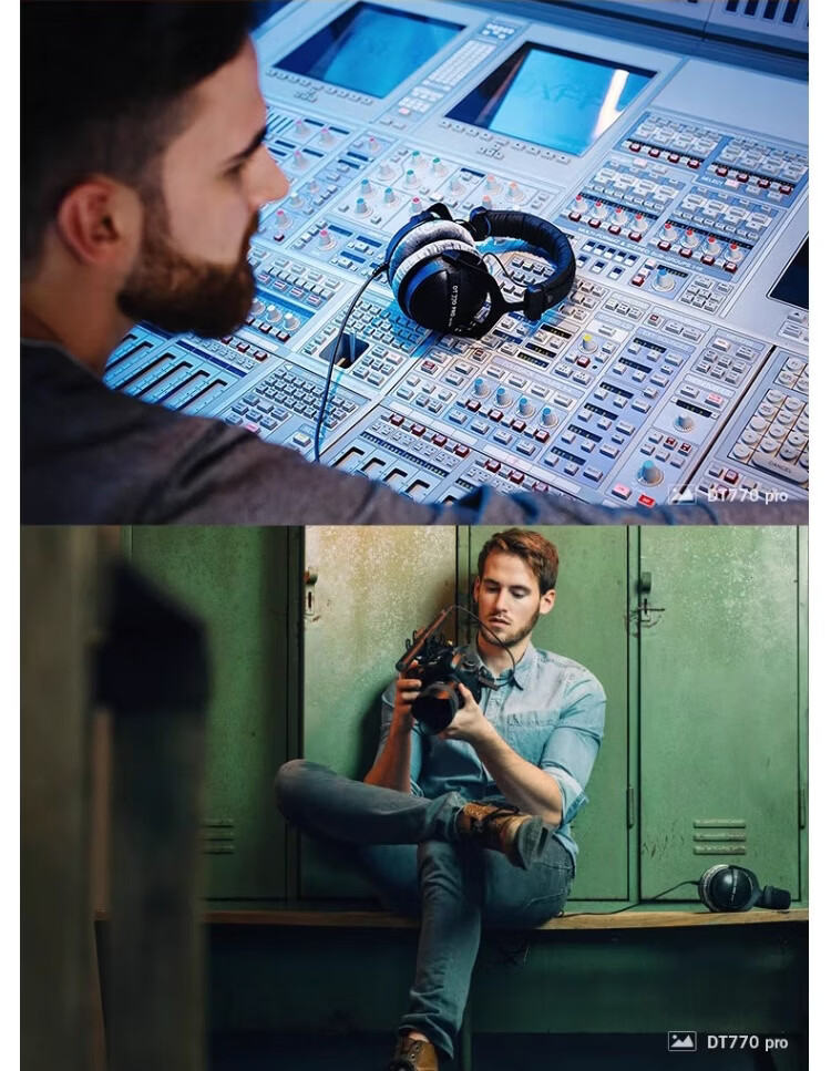 Beyerdynamic DT 700 PRO Over-Ear Closed-Back Studio Monitoring Headphones for Music and FPS Gaming [No Microphone] DT 770 PRO [32Ω] 10