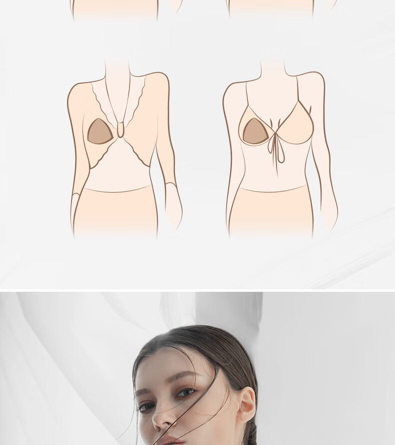 VCN Triangle Bikini Nipple Covers Swimwear Invisible Silicone Nipple Pasties Natural Skin Tone 5