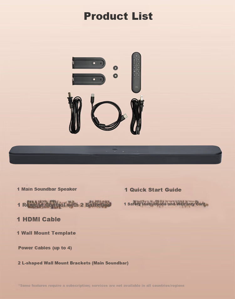 JBL Soundbar BAR 1000MK2 Speaker, TV Soundbar, 7.1.4 Dolby Atmos Home Theater Soundbar, Bluetooth Subwoofer, Smart Speaker for Home Use 11