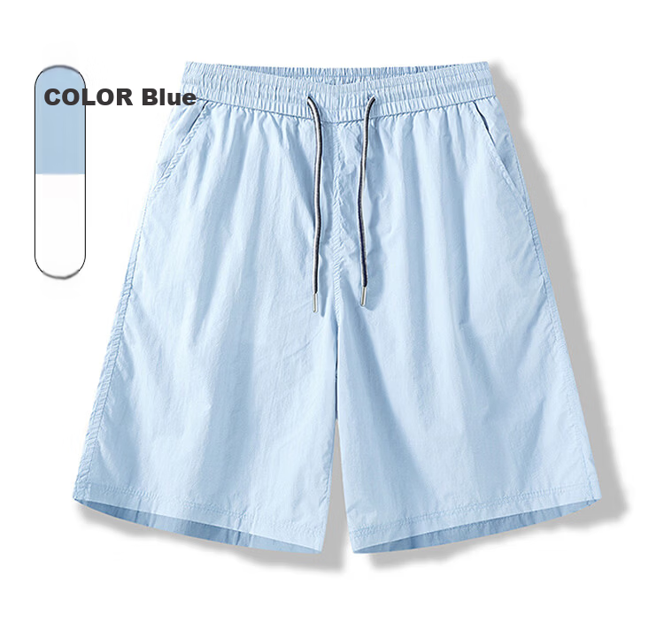 GLM Men's Summer Loose Comfortable Shorts, Wearable Outside, Five-Point Chinese Style Basketball Running Pants 7