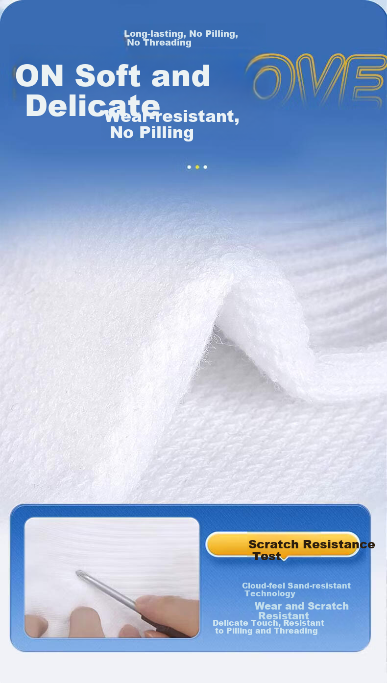 361° Authentic Socks New Odor-Resistant Cotton Socks Sweat-Absorbing Running Sports Casual Knee-High Socks White - 6 Pairs One Size 9
