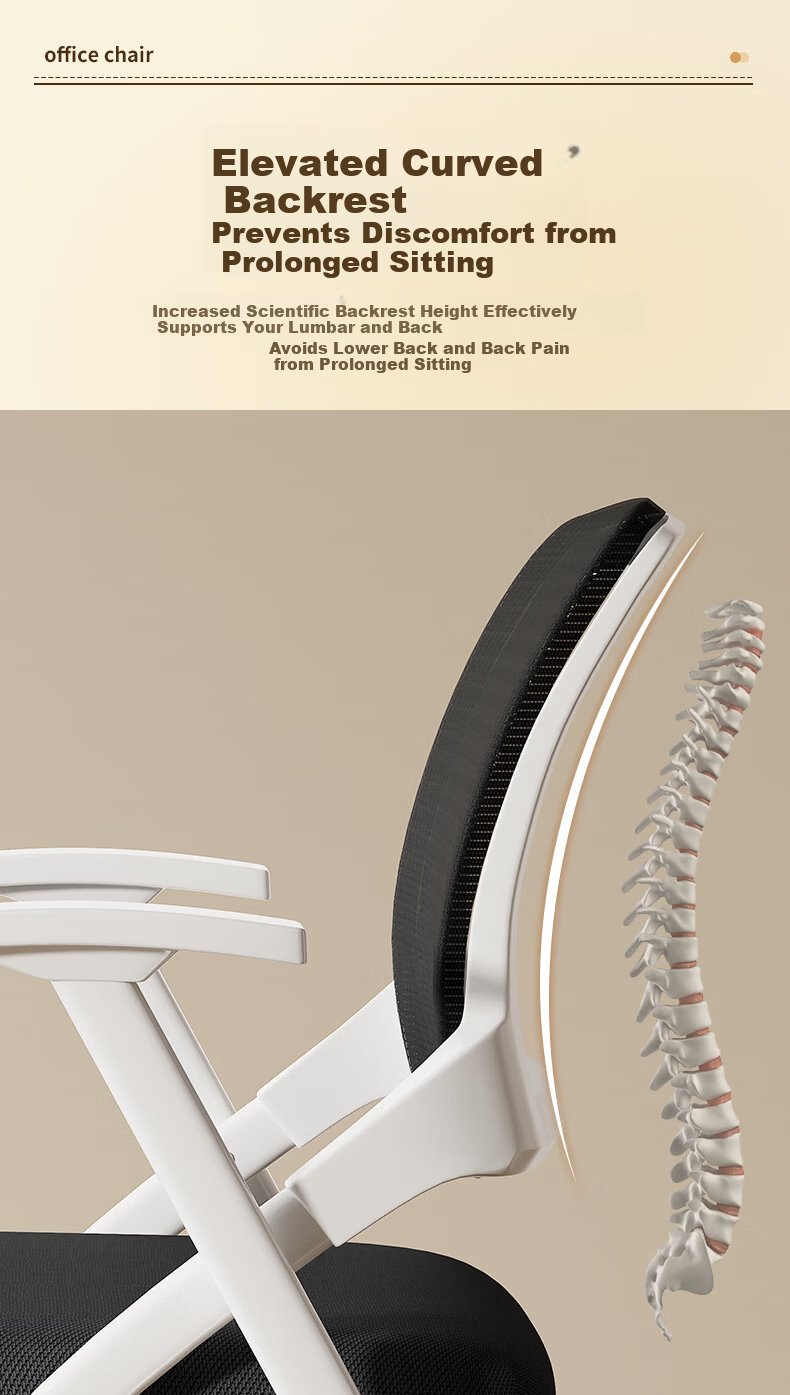 Chibilun Office Chair Conference Chair Staff Training Chair Computer Chair Writing Study Chair Multifunctional Folding Chair 6