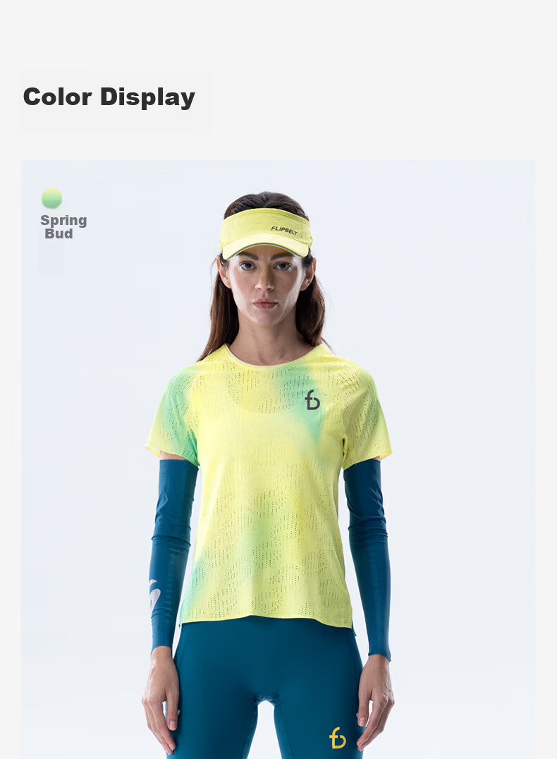 Feibit [Wind Tunnel Short Sleeve 4.0] Quick-Dry Breathable Marathon Training T-Shirt Frost Blue L 6