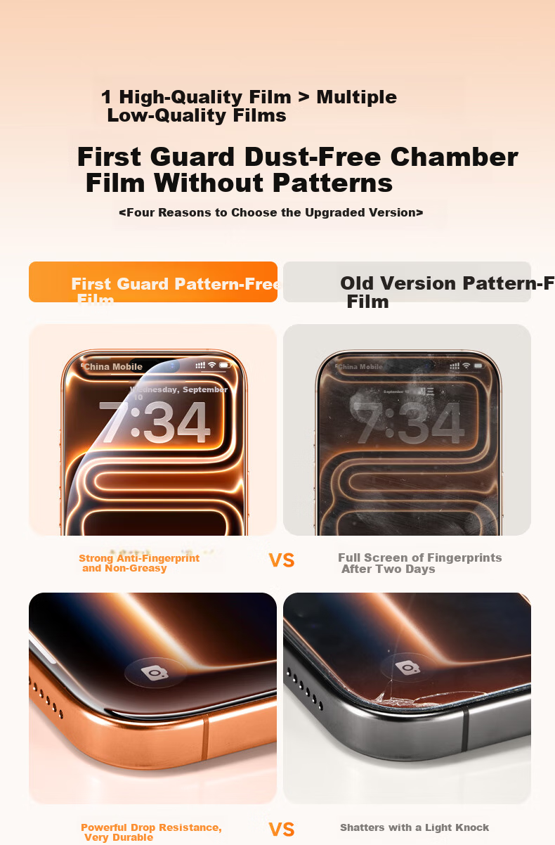 DIVI [No Black Edges, No Screen Obstruction] Compatible with Apple iPhone 16 Tempered Glass Screen Protector, Borderless, Anti-Fingerprint, Drop-Proof, Explosion-Proof, Dust-Free Warehouse Protection  3