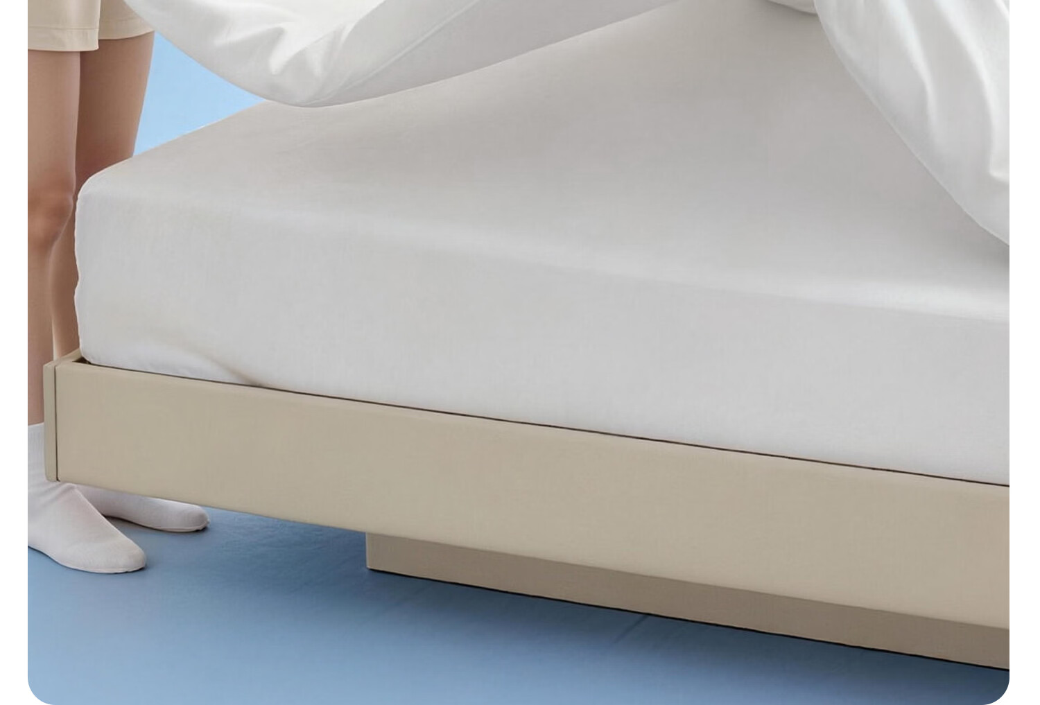 BADIGAO Disposable 4-Piece Bedding Set Sheet Duvet Cover Pillowcase Hotel Hospital Care Bed Travel Essential 16