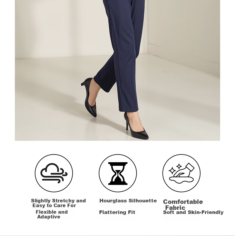 ROMON Women's Tailored Blazer Suit Slim Fit Professional Business Interview Work Commuter Jacket 3