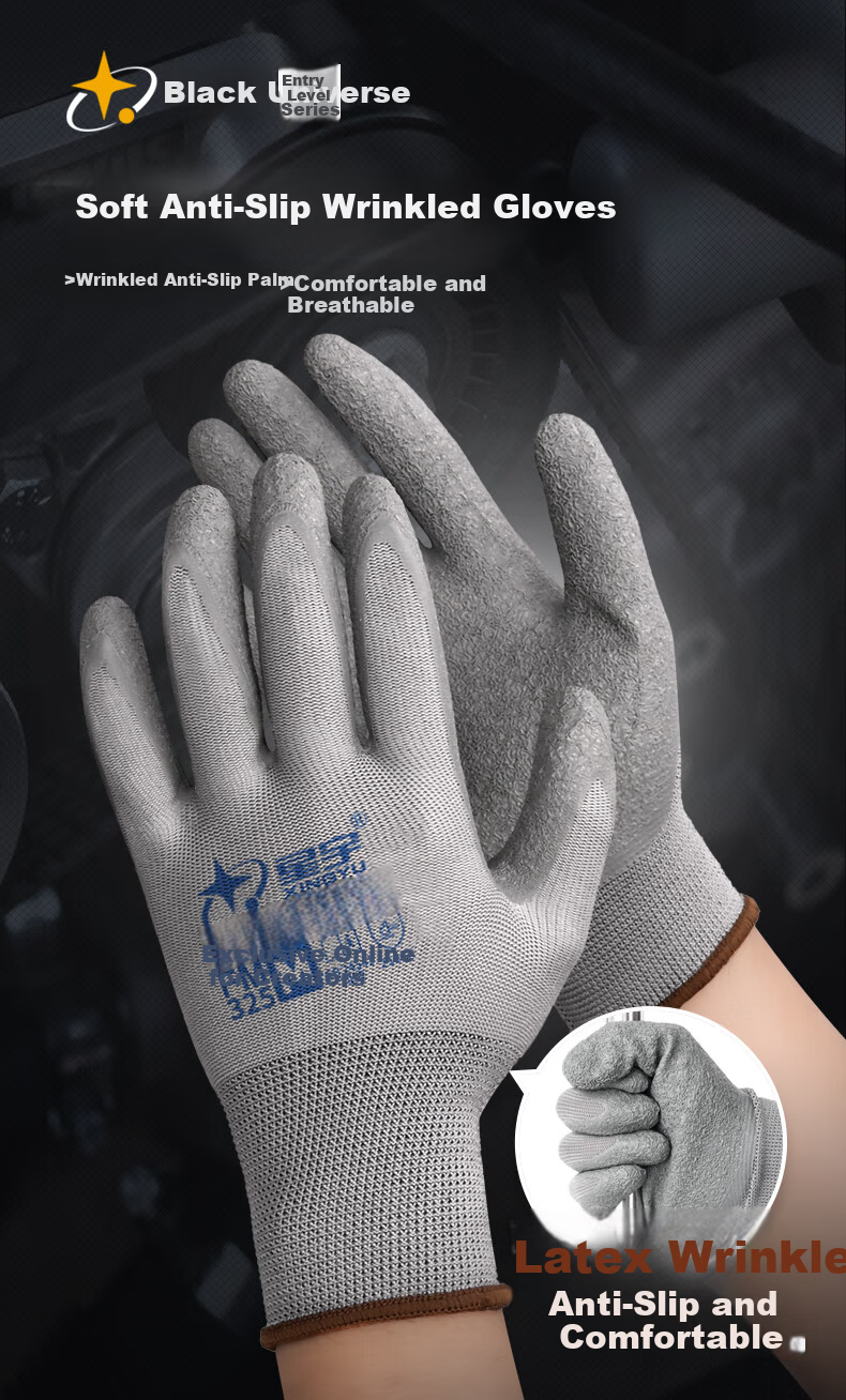 Xingyu Labor Protection Gloves 12 Pairs M Size Wear-Resistant Non-Slip Industrial Work Gloves for Construction Carpentry Labor Protection 1