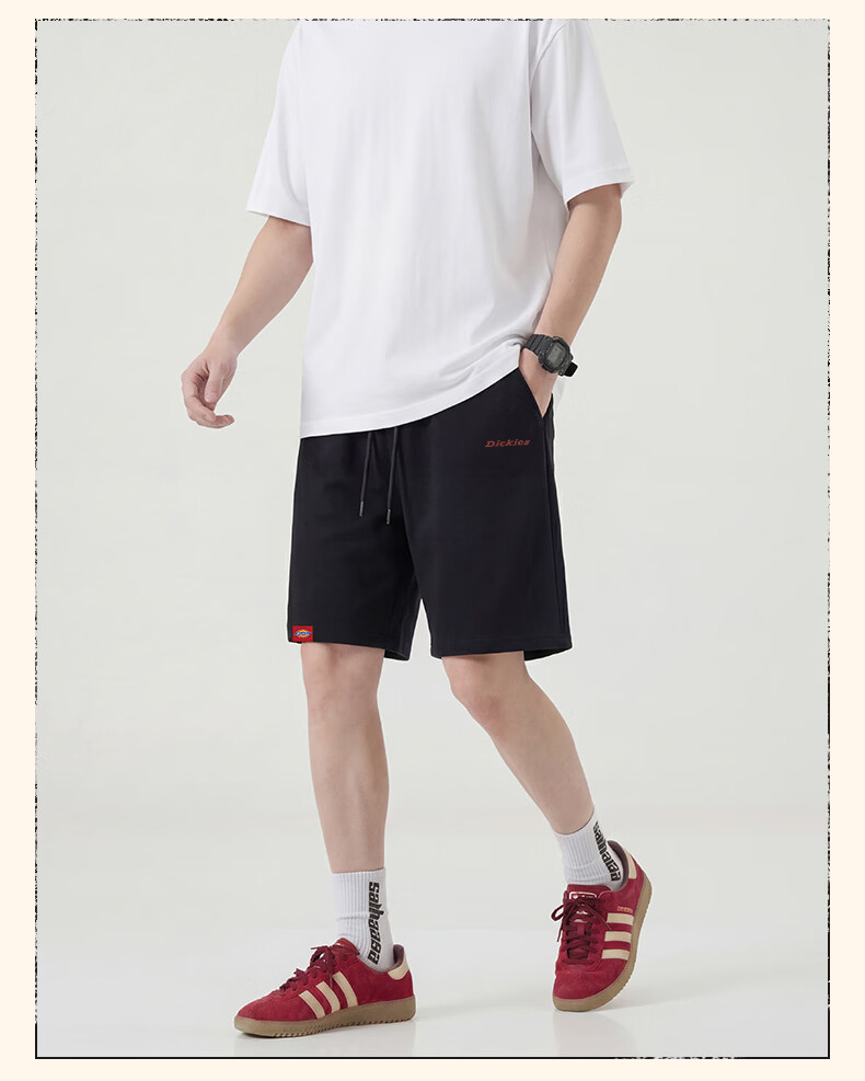 Dickies American Vintage Casual Straight-Leg Shorts Men 2026 Summer New Simple Comfortable Loose Breathable Durable Knee-Length Pants 7