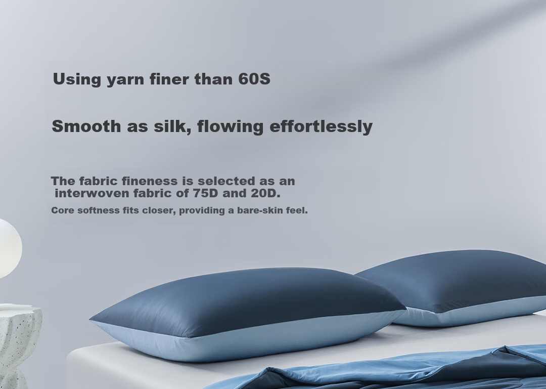 Deep Sleep A-Class Cooling Antibacterial Summer Quilt, Jade Smooth Washable Double Air Conditioning Quilt, Plum Blue 180*200cm 13