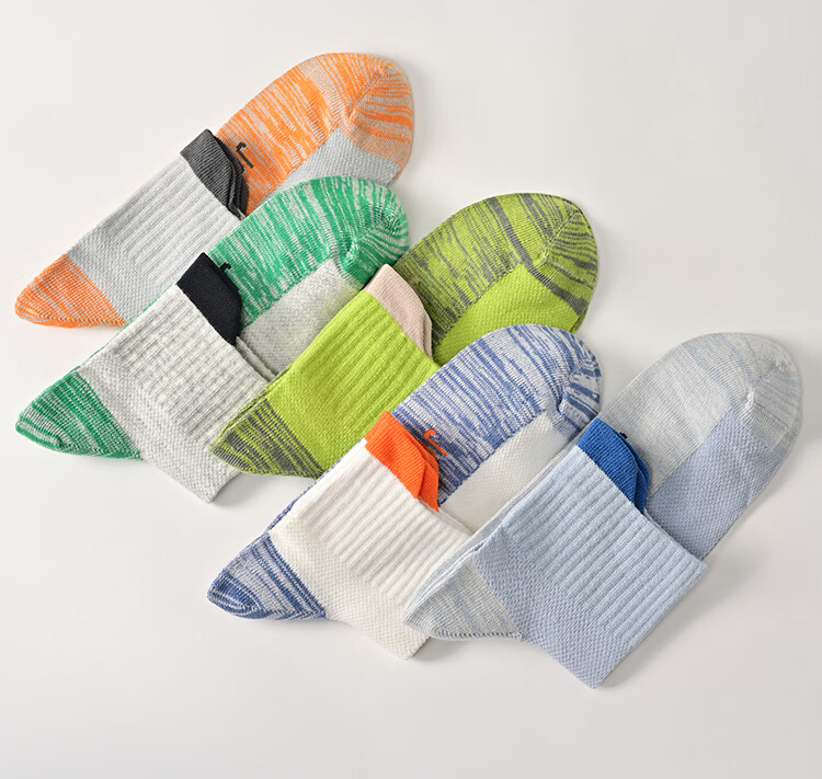 JEEP Kids Socks A-Class 100% Pure Cotton Mugwort Essential Oil Summer Thin 10A Antibacterial Odor-Resistant Mesh Breathable Boys Socks 5
