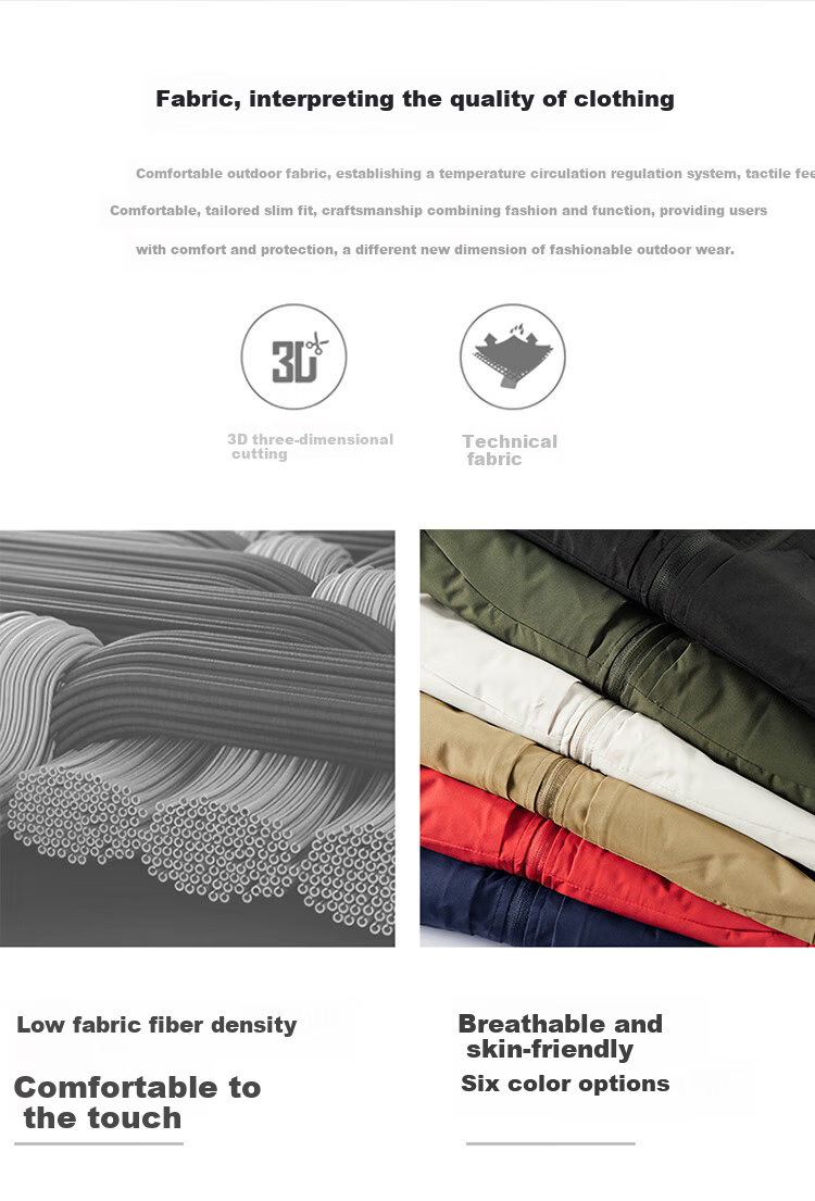 JEEP SPIRIT Men's Outdoor Casual Quick-Dry Vest Breathable Simple Stand Collar Photography Jacket Black L 7