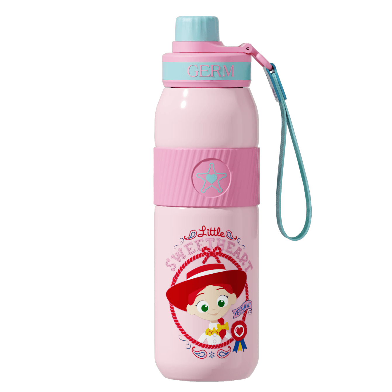 Germ Toy Story Kids Insulated Straw Sports Water Bottle Student School Cup 580ML Cowboy Sweetheart