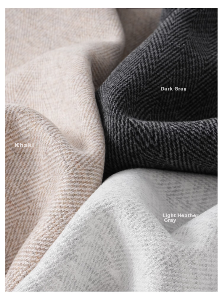 Baleno Herringbone Wide-Leg Pants Women Spring Autumn 2026 New Woolen Split Pants Casual Straight Narrow Trousers 4