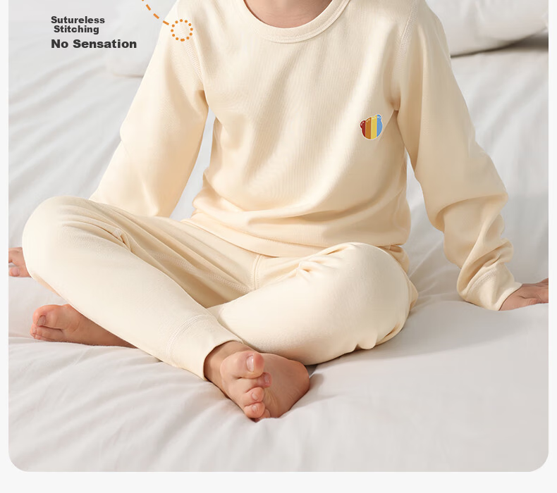 Beitais Kids Thermal Base Layer Shirt Spring Autumn Boys Girls Warm Ginger Heat Baby Single Warm Top Autumn Wear 23