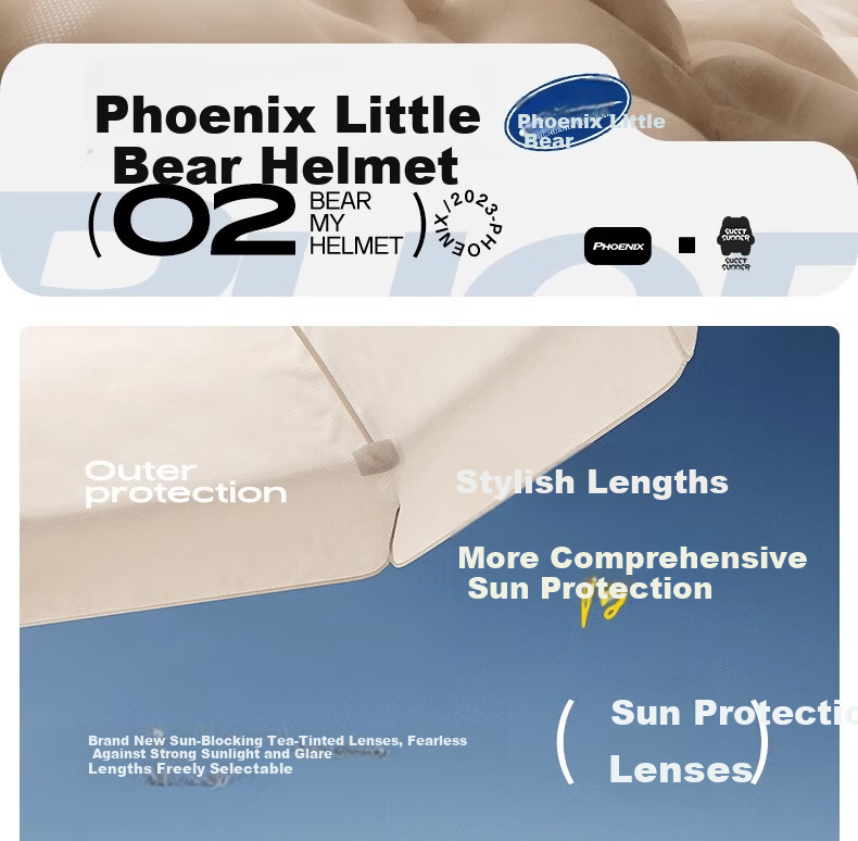 Phoenix Basic TK02 New National Standard 3C Certified Electric Vehicle Helmet Ice Crystal Blue Unisex Summer Motorcycle Scooter Half Helmet Riding Safety Cap One Size 10