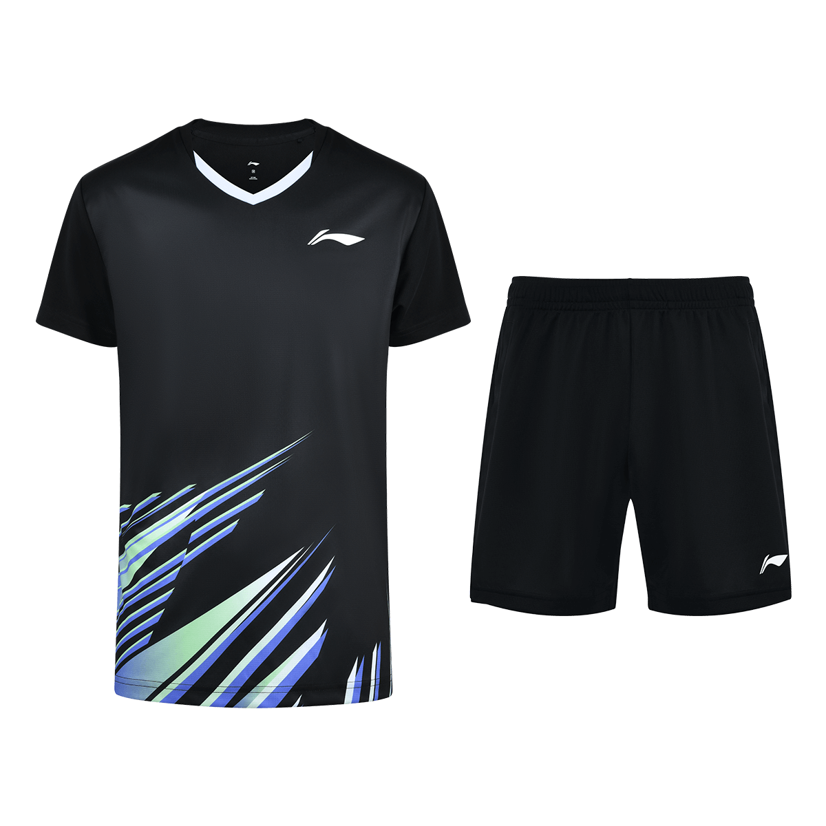 Li-Ning Badminton Club Series Quick-Dry Competition Set for Men And Women, Two-Piece Match Uniform Team Outfit