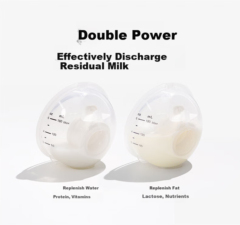 Xiaoyaxiang Hands-Free Double Electric Breast Pump Portable Neck-Hanging Variable Frequency High Suction Milk Extractor with Storage Bag 7