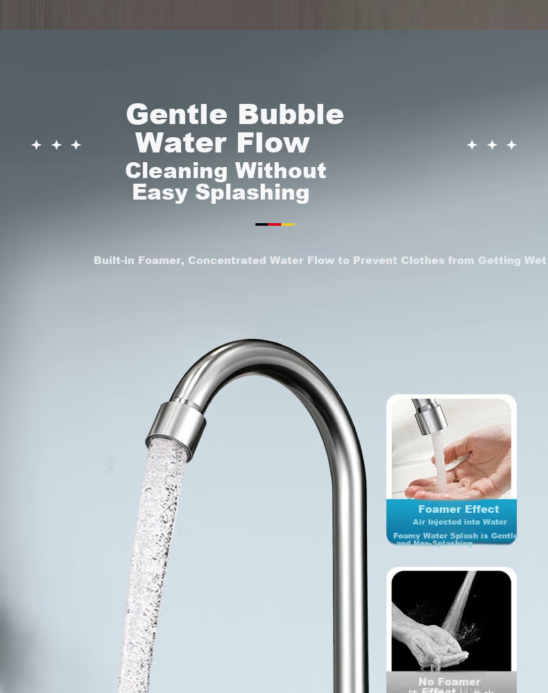 Yipin Impression Stainless Steel Kitchen Single Cold Water Faucet Splash-Proof Household Vegetable Sink Single Cold Hand Wash Basin Dishwasher Faucet 11