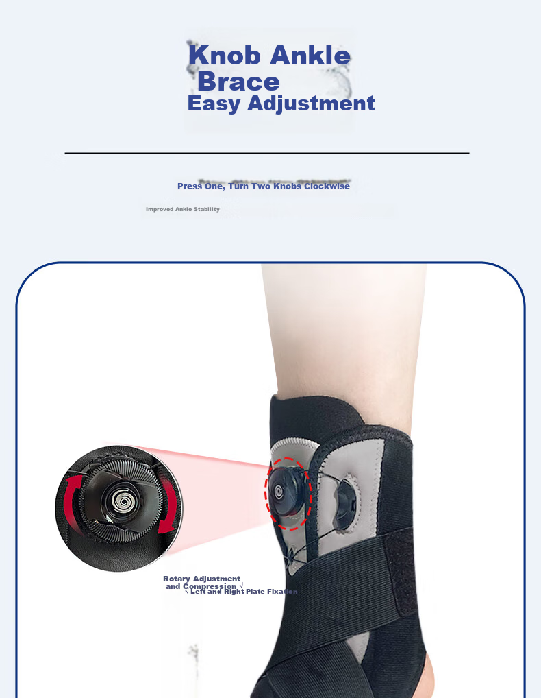 CRALVKOIN Medical Ankle Brace with Knob for Ligament Injury, Ankle Joint Stabilizer, Sprain Prevention and Post-Injury Rehabilitation Support 8