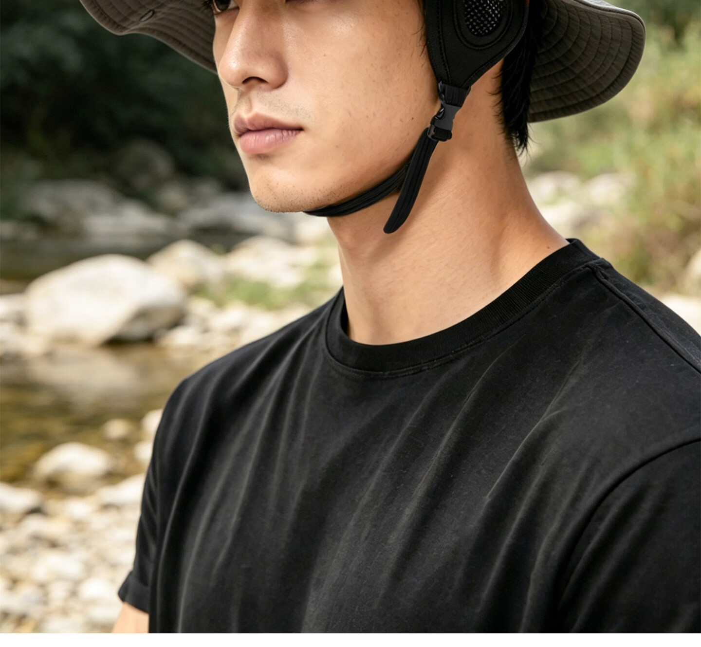 FANCET Outdoor Water-Repellent Surfing Hat Unisex Summer UV Protection Sunshade Mountaineering Camping Fisherman Hat 25