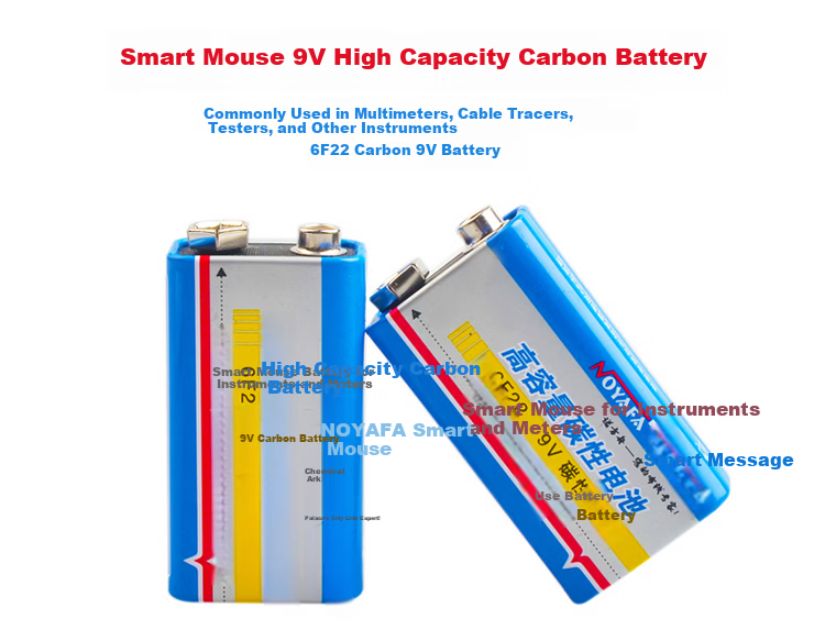 Smart Mouse NF-468 Network Tester Dual-Use Cable Tester for Network and Telephone Lines with 9V Battery Included 12