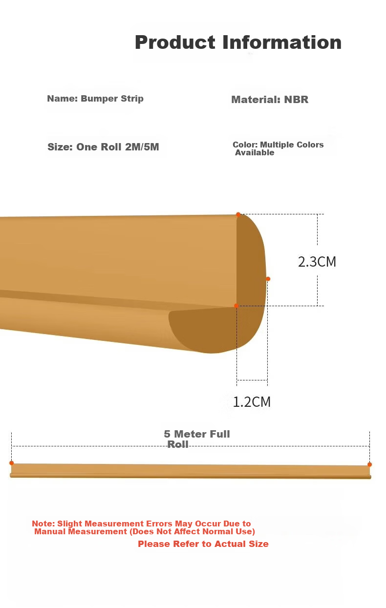 Newbelly Self-Adhesive Anti-Collision Foam Wall Protector Corner Guard Edge Cushion Strip 6