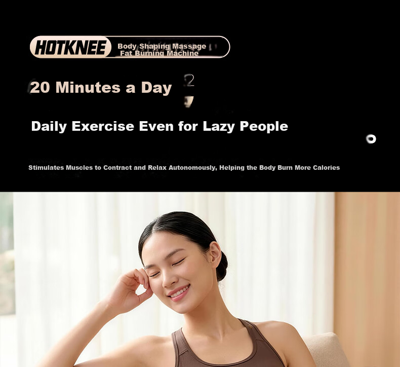HOT KNEE Fat Burning Shaking Slimming Machine Lazy Fitness Weight Loss Massager Waist Belt Fat Burning Shaping Device 8