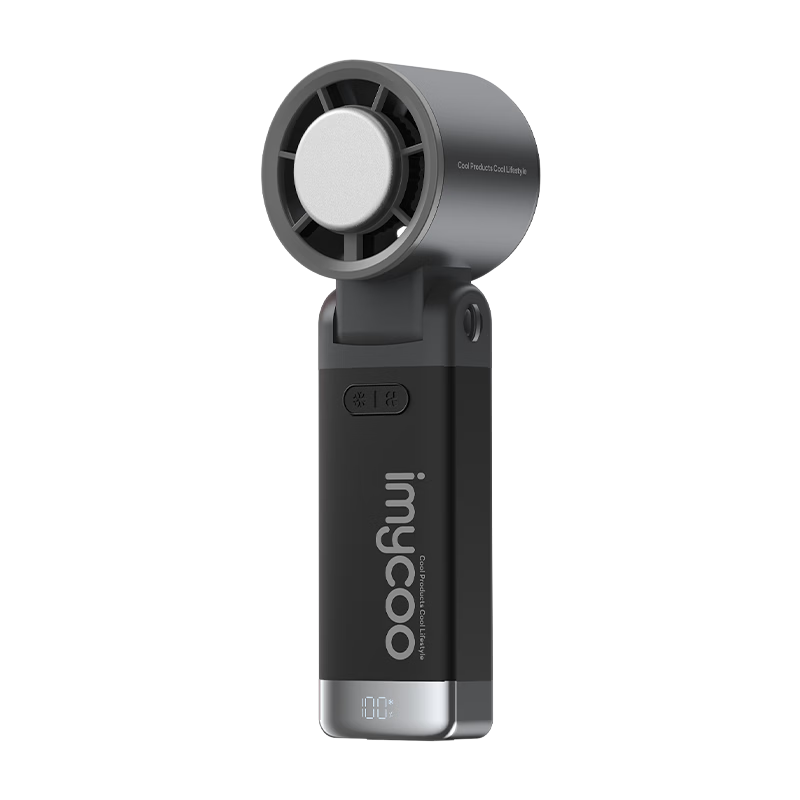 AIMIKU Skin-friendly Silicone Handheld Mini Fan Cooling Ice Compress Student Silent Neck-hanging Foldable Desktop Small Rechargeable Long Battery Life Portable Personal Cooling Device