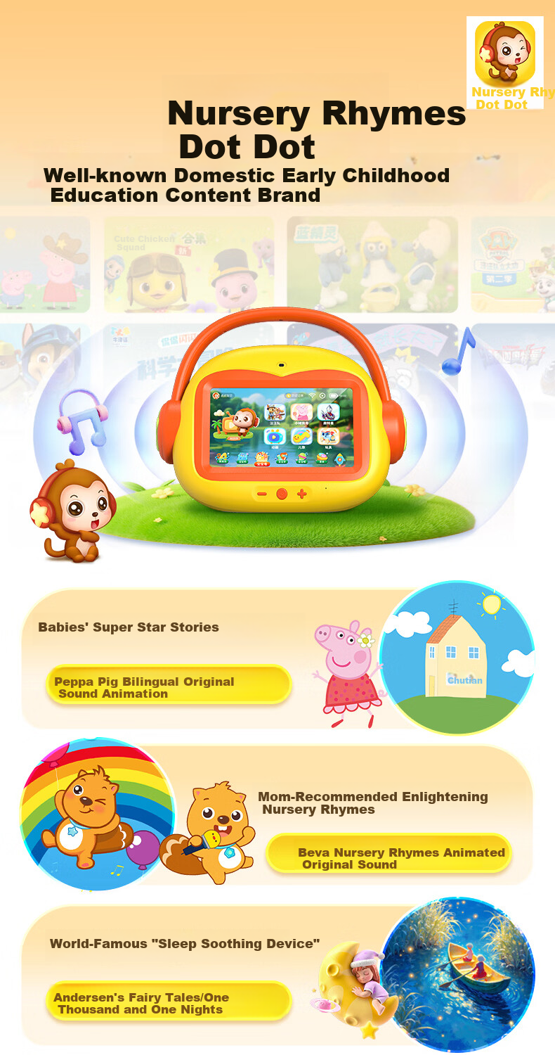 Ruizu Wangwang Dog Reading Pen [3-7 Years Low Threshold Interactive English Enlightenment] Early Education Sound Book Children's Day Gift 4