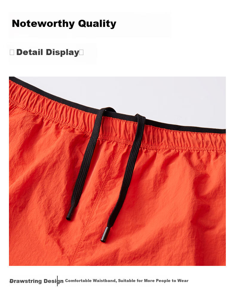 Jeanswest Men's Outdoor Sports Shorts Summer Casual Mid-Length Loose Ice-Feel Five-Point Pants Father's Day Gift 6