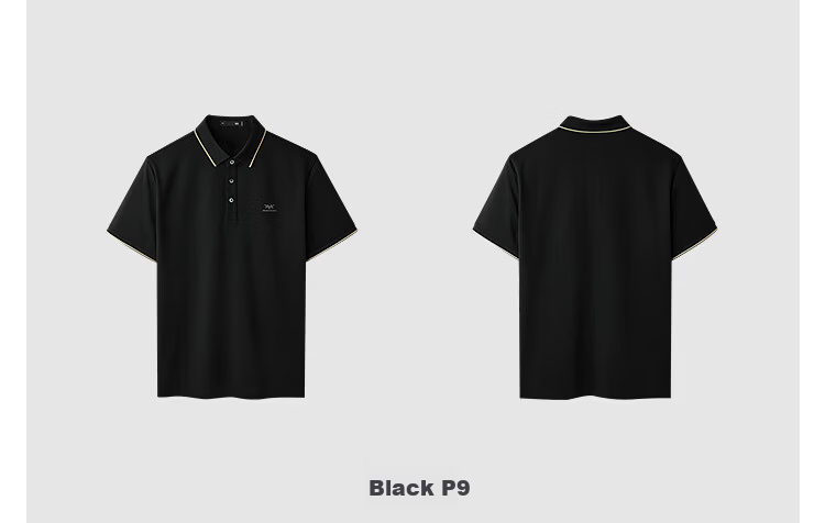 HLA Heilan Home Short Sleeve Polo Shirt 26 Light Business Classic Series Summer Men's Short Sleeve Collared Shirt 7
