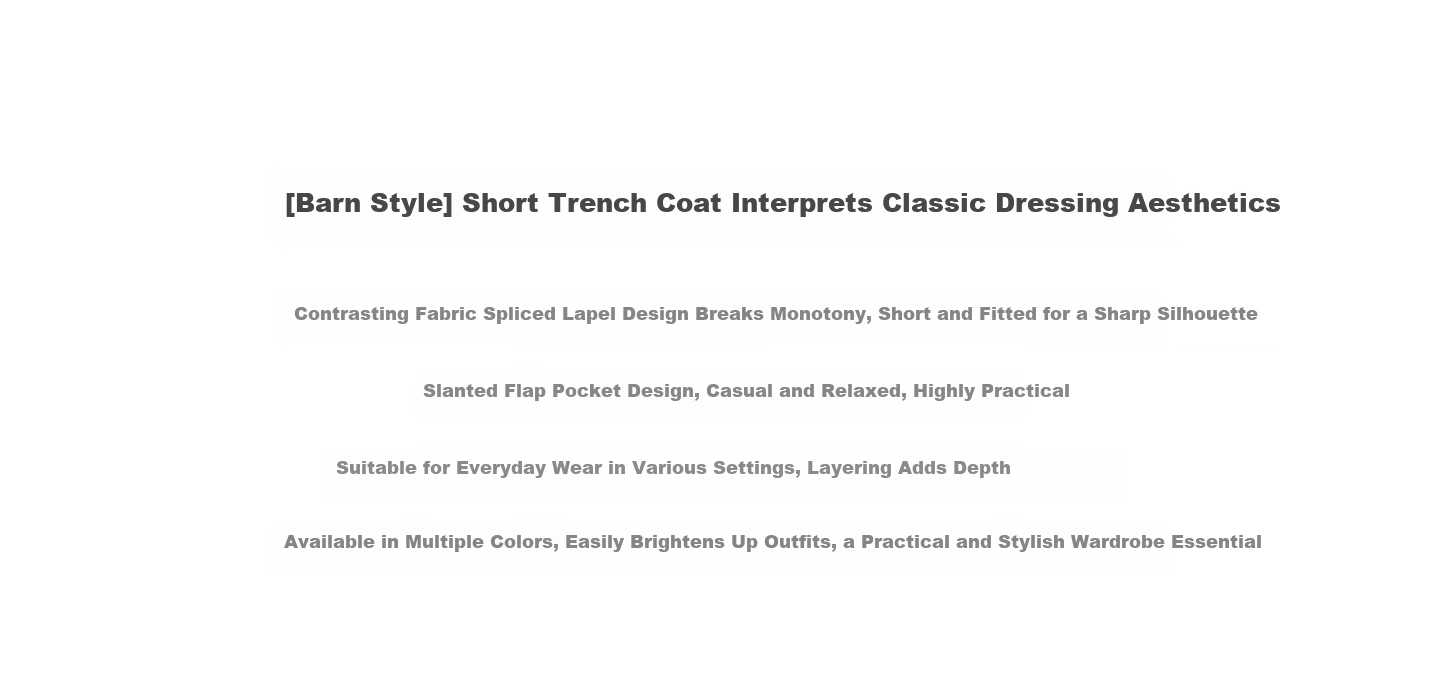 NaviKeel Italy Small Sailboat Women's Short Workwear Trench Coat Full Cotton Barn Style Jacket 2331505501 Blue L 7