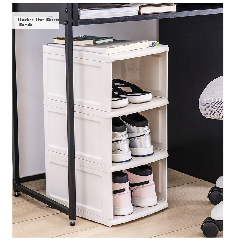 IRIS Eco-Friendly PP Shoe Storage Box Thickened Stable Shoe Rack 4-Layer Deep Shoe Cabinet Organizer Alice 13