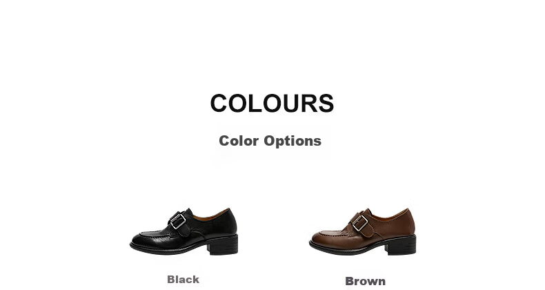 C.BANNER Women's New Loafers Small Leather Shoes Formal Commuting Deep Mouth Single Shoes A25417897 Black Size 39 3