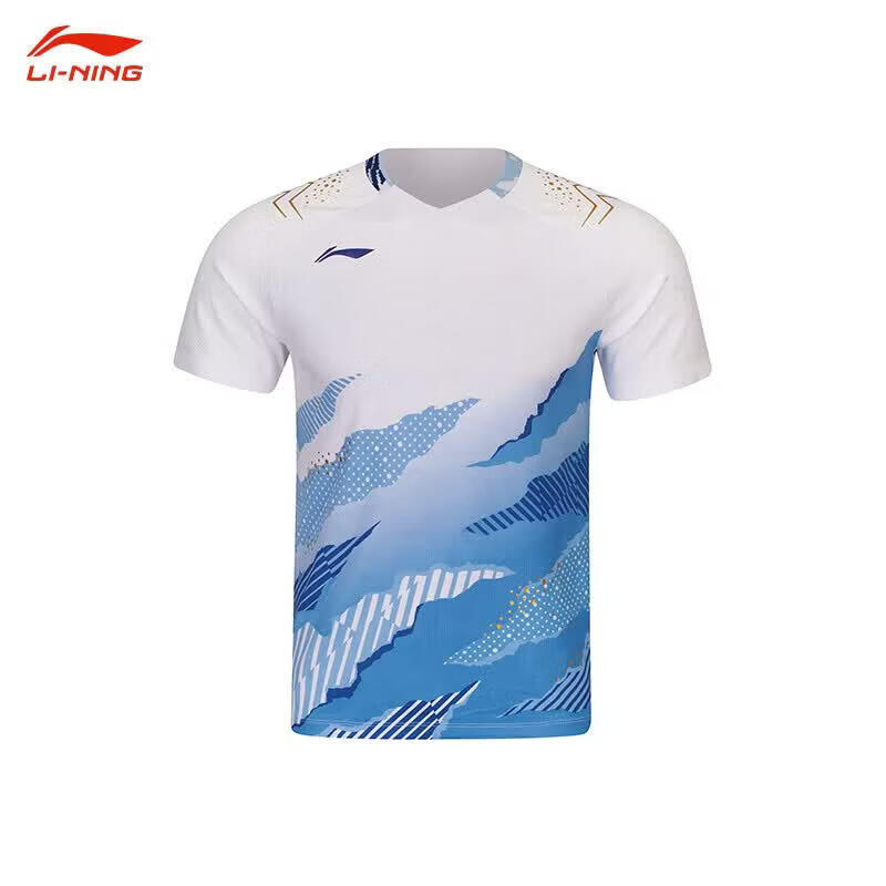 Li-Ning Badminton Jersey, National Youth Team International Star Competition Uniform, Unisex Match Top, Quick-Drying Comfortable Sportswear